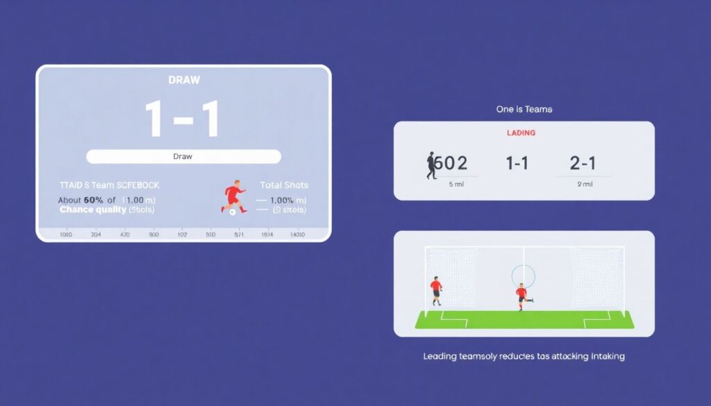Удары по воротам в зависимости от фаз игры - иллюстрация