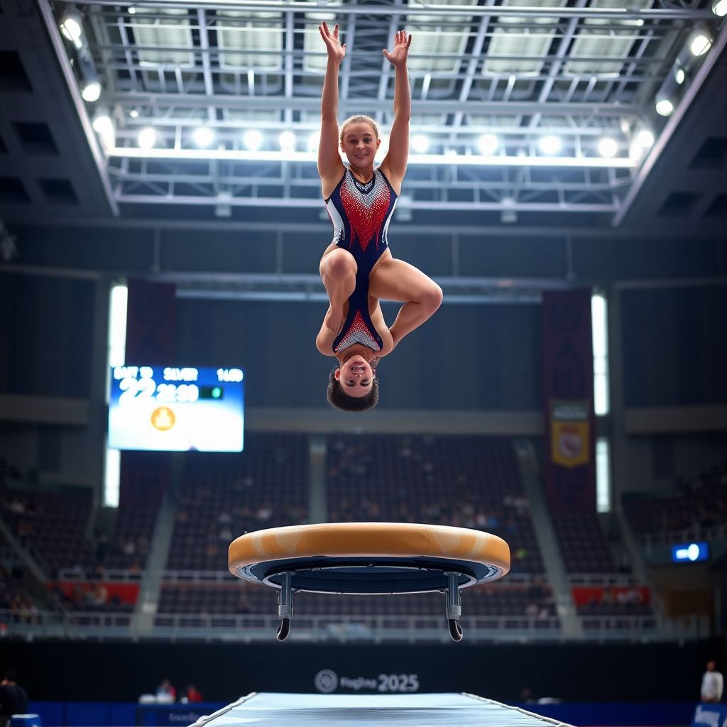 Галина Бегим: путь к серебру ЧМ‑2025 по двойному минитрампу в нейтральном статусе