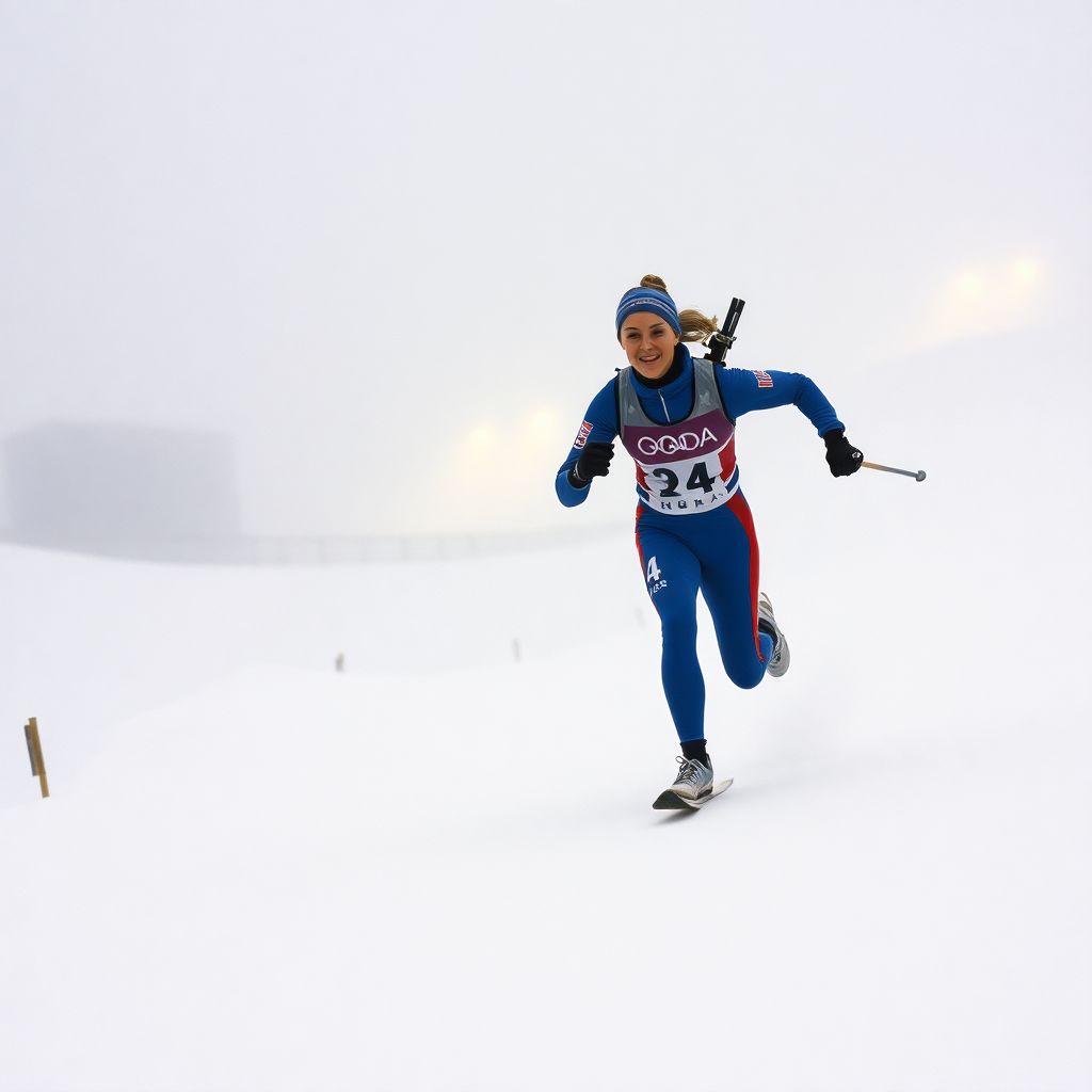 Русское золото в биатлонном спринте: три промаха Анфисы Резцовой