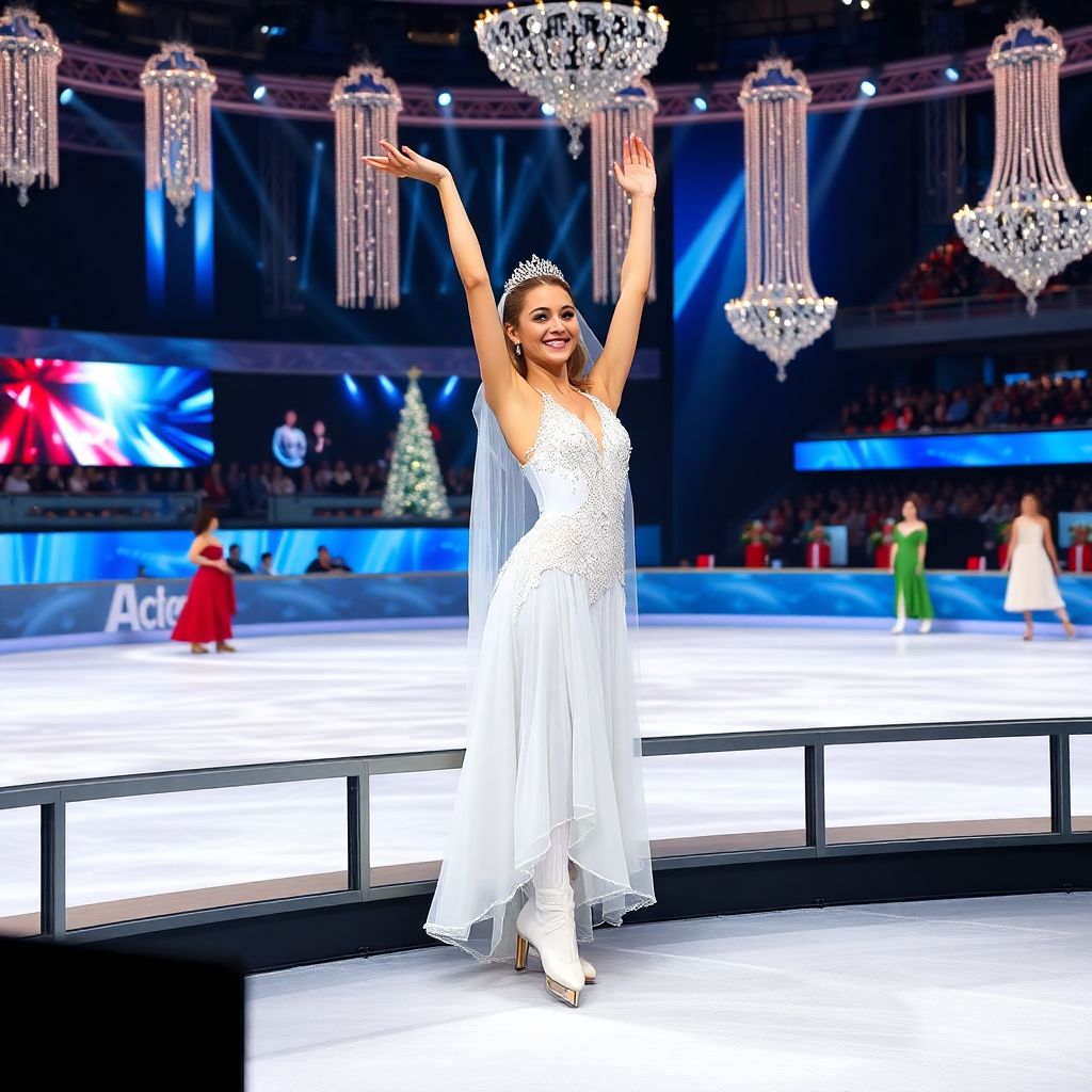 Фото со съемок «Ледникового периода»: Загитова в фате и эльф Туктамышевой