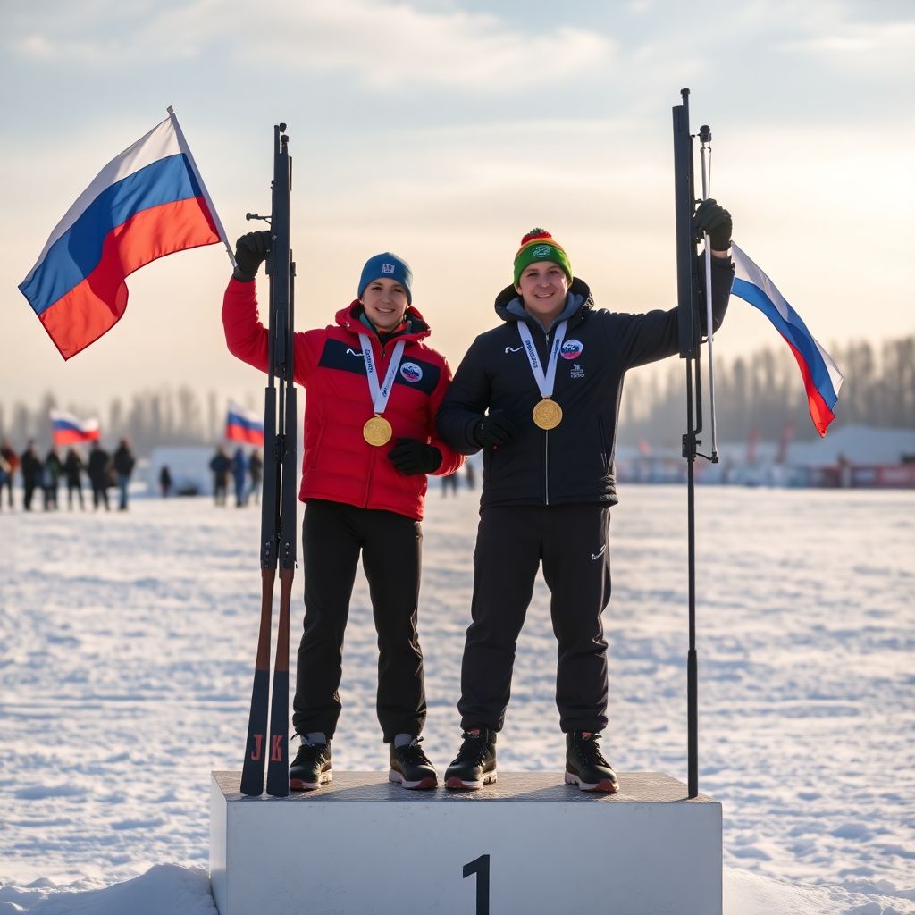 Халили на ЧР-2026 в Тюмени: биатлонная семья из Подмосковья доминирует и богатеет