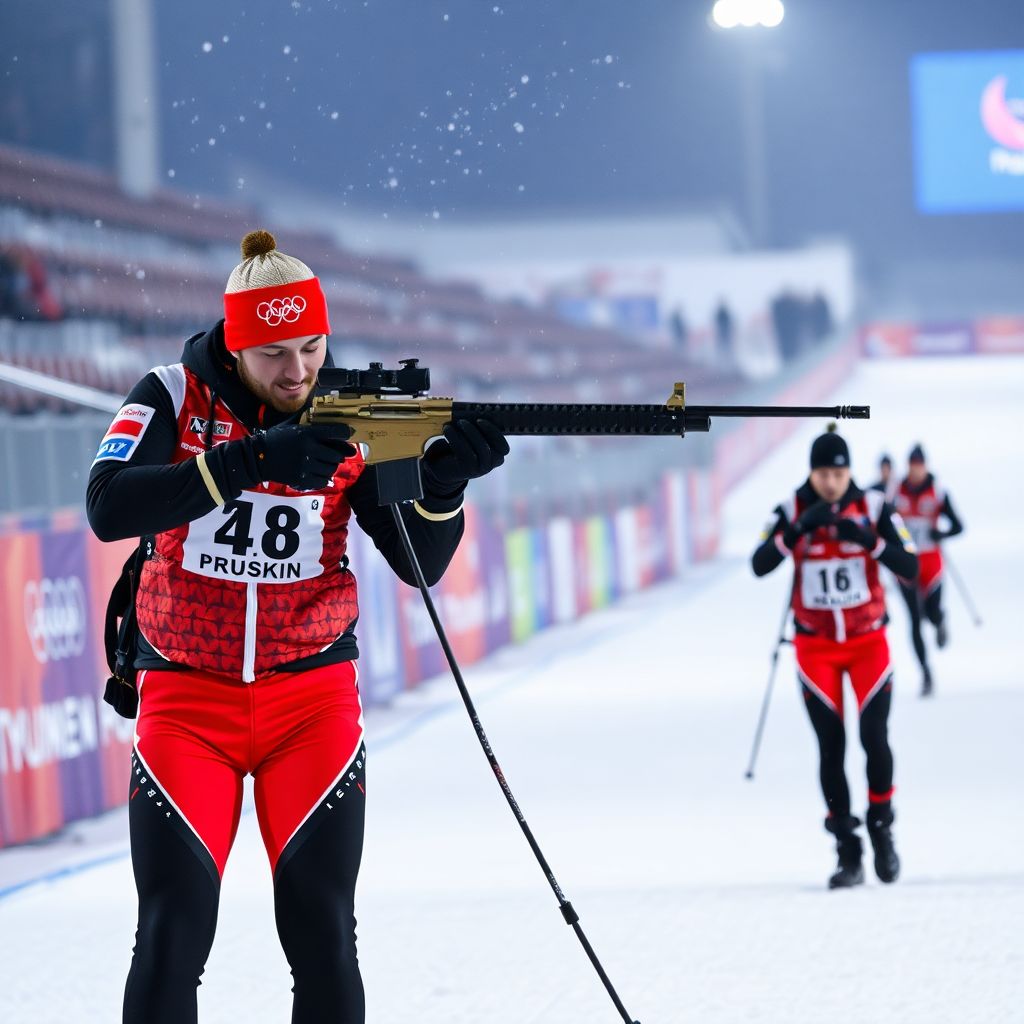 Чемпионат России по биатлону: Халили уступил Лазовскому, золото у Московской области